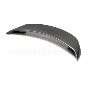 Ford Mustang Rear Spoiler - Anderson Composites - Type-OE Carbon Fiber - `15-`19